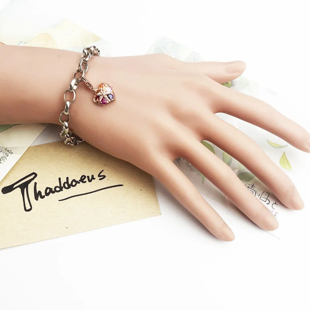 Женский кулон в виде сердца из серебра 925 пробы | Украшения и аксессуары