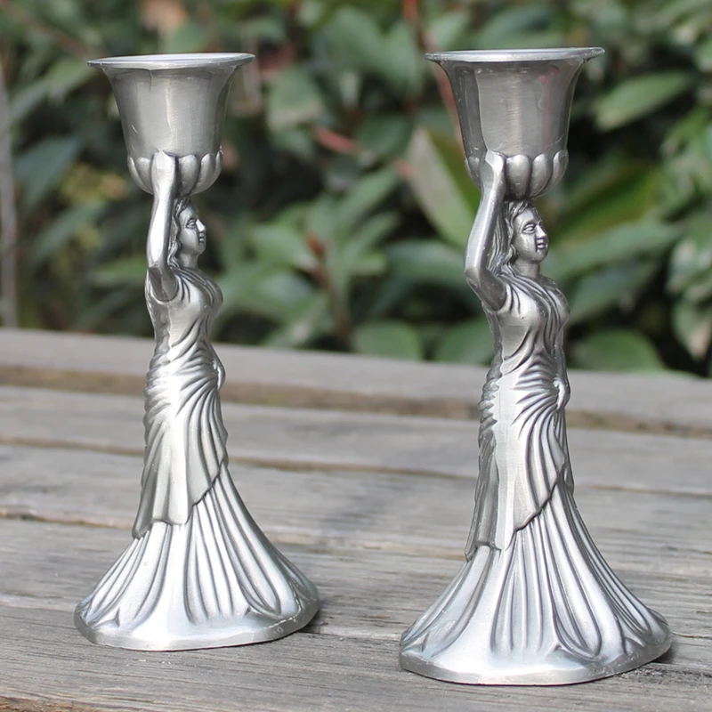 Палочка для свечей в виде ангела с Оловянным покрытием свадьбы или мероприятия 1