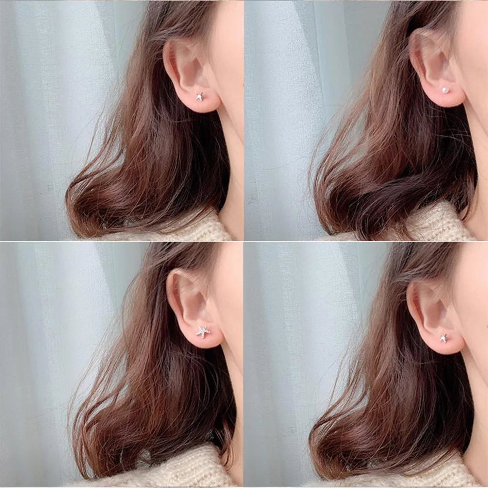 Новинка 12 стилей серьги гвоздики в форме сердца с имитацией жемчуга Brincos модные