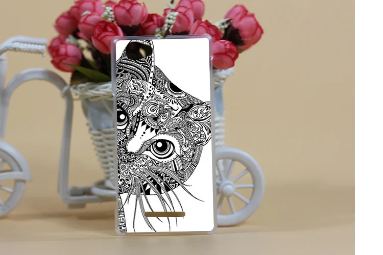 Цветной Чехол С Рисунком Тигра Льва кота животных для Sony Xperia M C1905 C1904 C2004 C2005