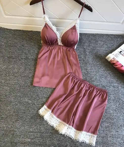 Fdfklak новинка пижама femme сексуальная для женщин тонкая короткая Пижама комплект