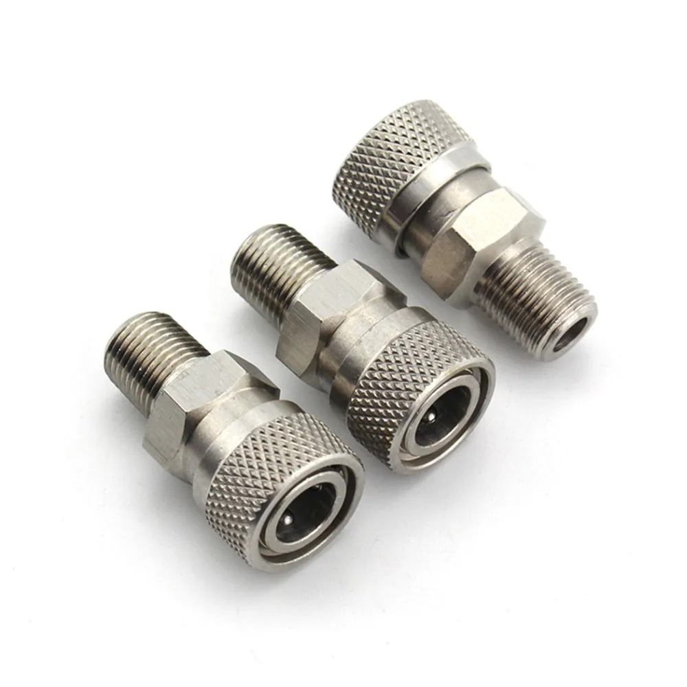 PCP Airforce Пейнтбольный разъем 1/8npt быстроразъемный соединитель BSPP из нержавеющей