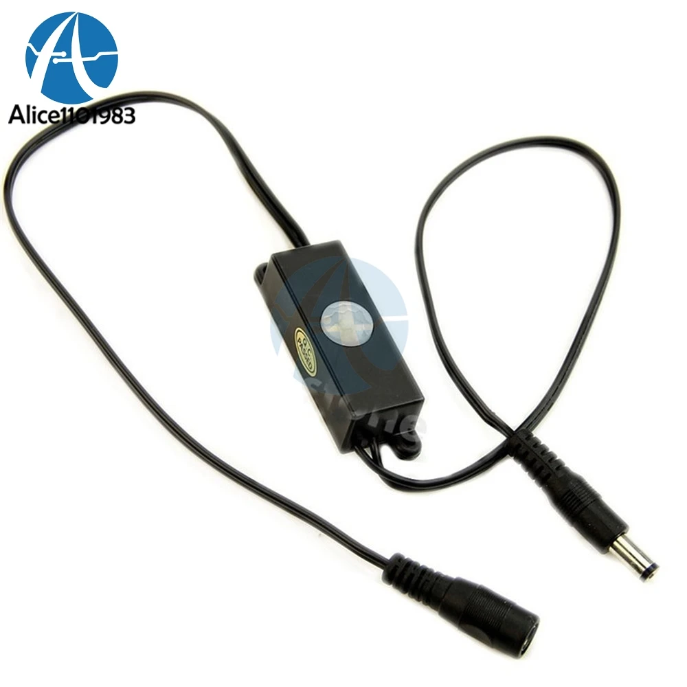 DC 5 V-24 V Мини Aotomatic инфракрасный датчик движения из pir детектор переключатель для Светодиодные ленты Драйвер
