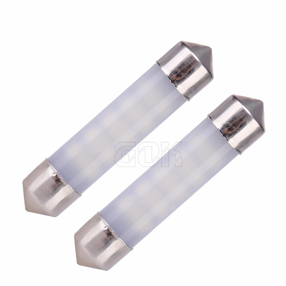 2 x C5W led C10W лампы салона светильник гирлянда 31 мм 36 мм/39 мм/41 SMD 3014 COB без полярности