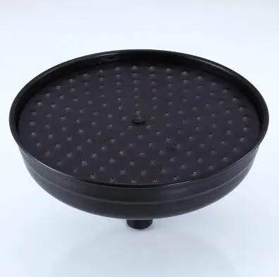 shower head Бронза нефти щебня квадратный Насадки для душа ручной душ стороны держатель для душа - Цвет: shower head