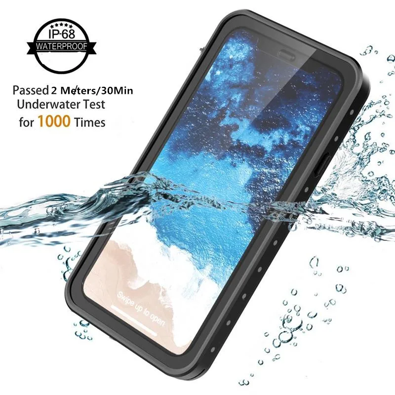Для iPhone 11 11 pro Max Чехол IP68 водонепроницаемый ударопрочный чехол для дайвинга на 360 градусов для iPhone X XR XS Max 7 8 plus чехол для подводного плавания