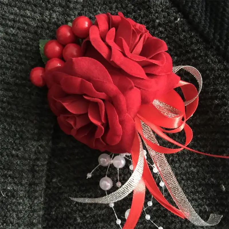 Бутоньерка для подружки невесты 3 цвета|bridesmaid hand|wrist flowerwedding boutonniere |