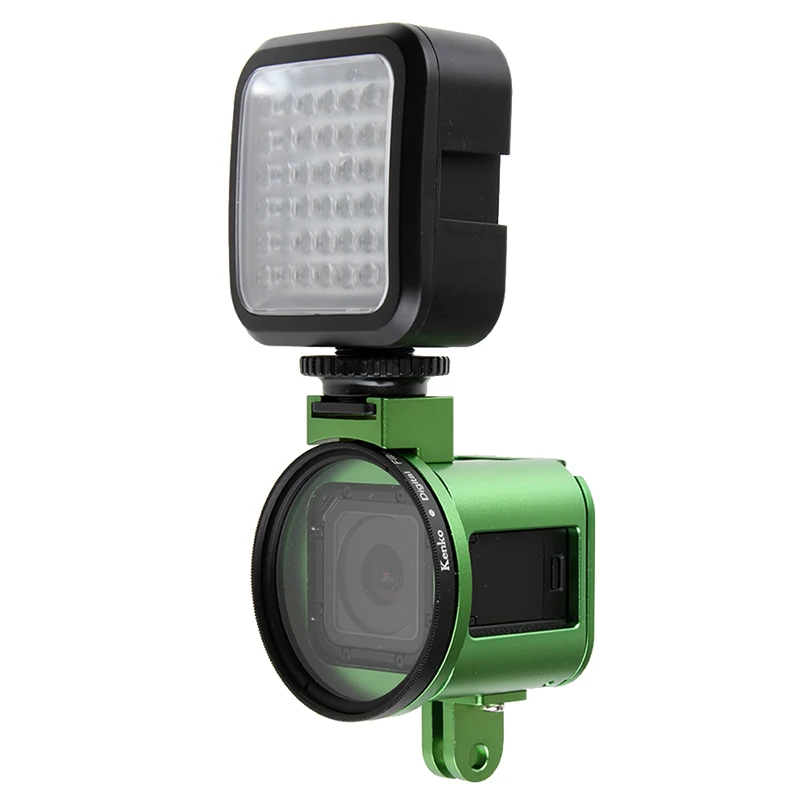 Аксессуары для Go pro hero, металлический чехол из сплава с ЧПУ, чехол для корпуса, УФ-Крышка для объектива, металлические клетки для GoPro hero 4 Session