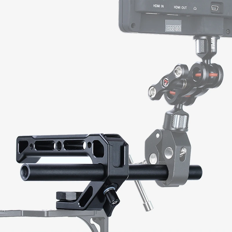 AABB-Uurig R008 Dslr Верхняя ручка рукоятка с Arca быстросъемный 4 крепления для холодного башмака с металлическим креплением для видеокамеры для sony A6400