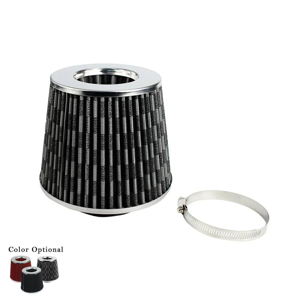 CNSPEED Racing Universal Air Filter 3&quot inch 76mm Intake Height High Flow Cone Cold Performance YC100926|cold air intake|air intake