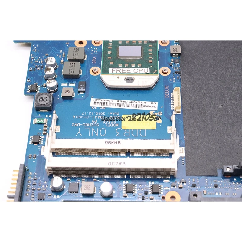 Nokotion BA92-07594A BA92-07594B BA41-01488A BA41-01489A BA41-01487A для samsung NP-R425 R425 R425D Материнская плата ноутбука HD 7400 м