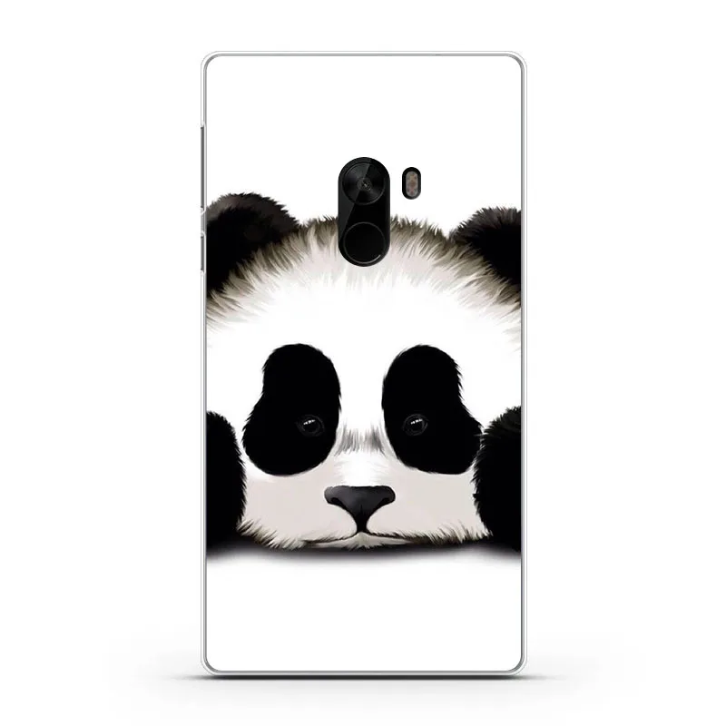 Xiaomi mi mix Case Silicon panda Painting Soft TPU Back Cover for 2 Phone fitted shell |