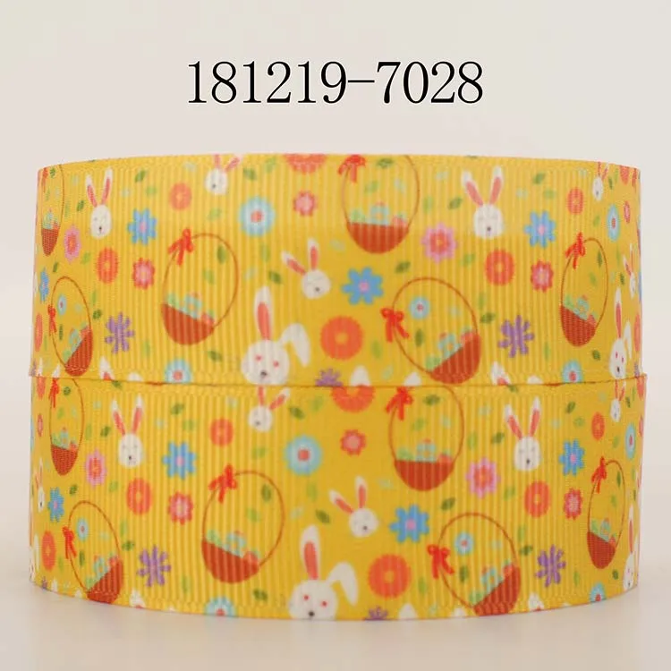 10 ярдов-Различные размеры-цветная лента в виде пасхального яйца с принтом