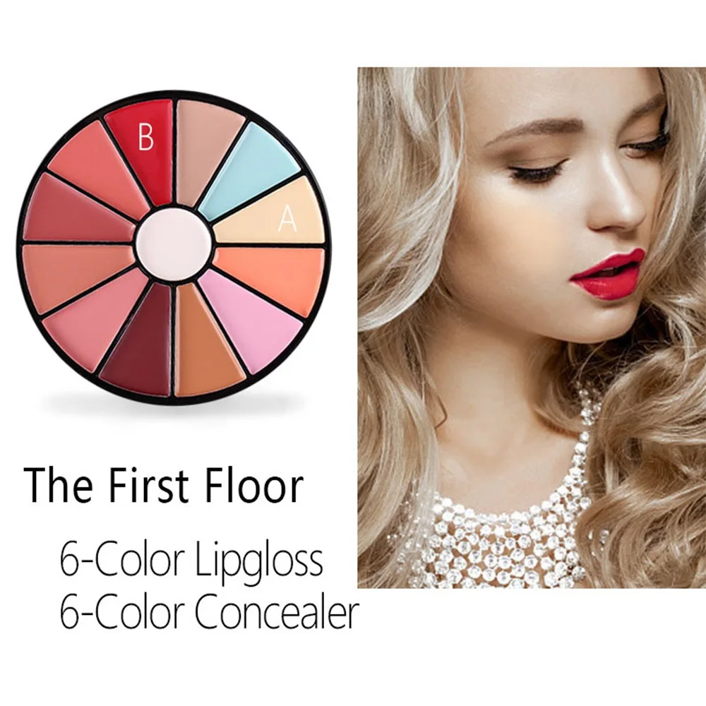 Набор для макияжа профессиональная коробка 91 шт./компл. цвета палитра теней век