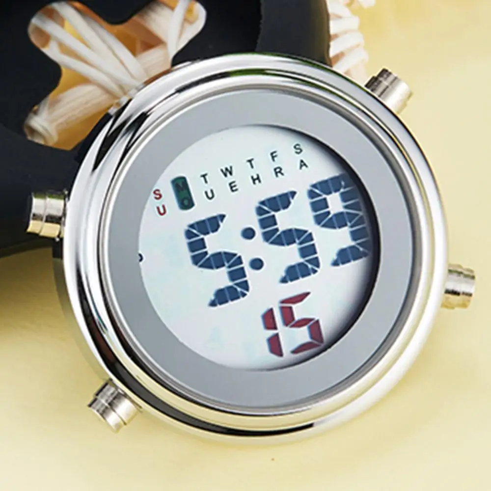 8 цветов цифровой светящийся циферблат клипса брелок для медсестры брошь булавка