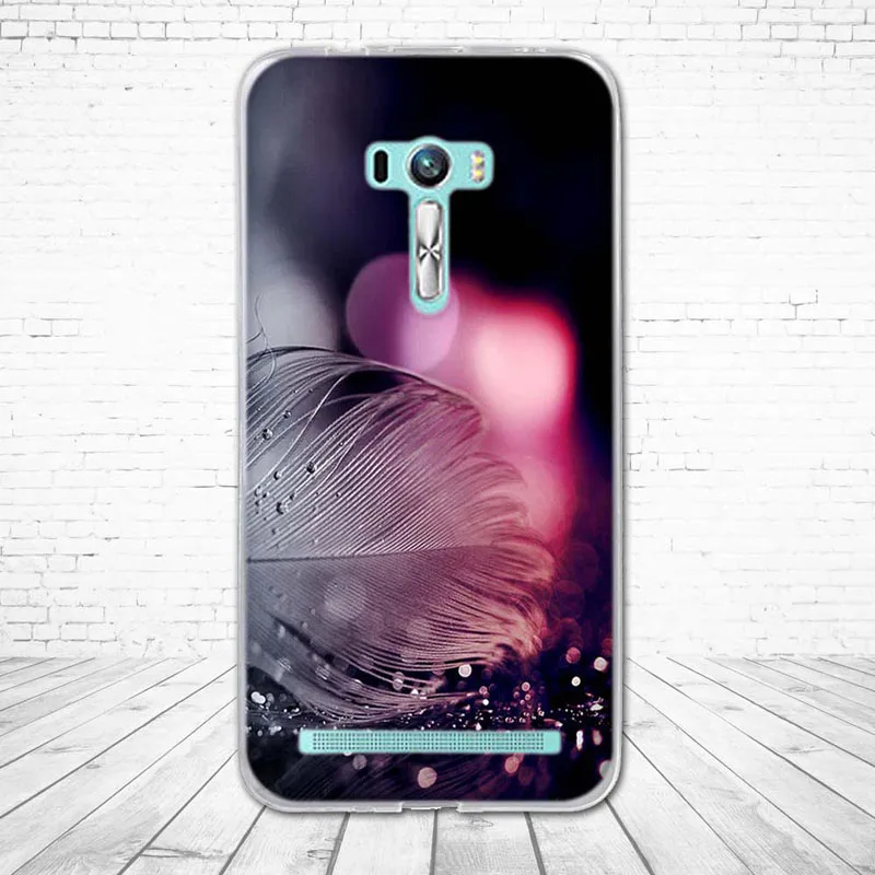 Мягкий силиконовый чехол для телефона Asus ZenFone Selfie ZD551KL 5 дюймов из ТПУ с принтом