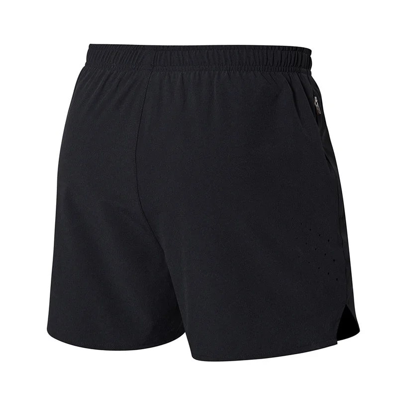 Li Ning мужские шорты для бега на сухой дышащей обычной посадки 91.1% полиэстер 8.9%