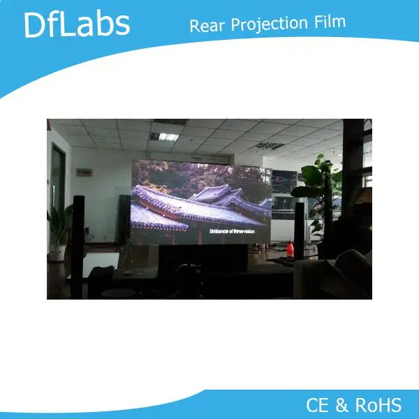 DfLabs A4 размер темно серая Фольга для задней проекции экран
