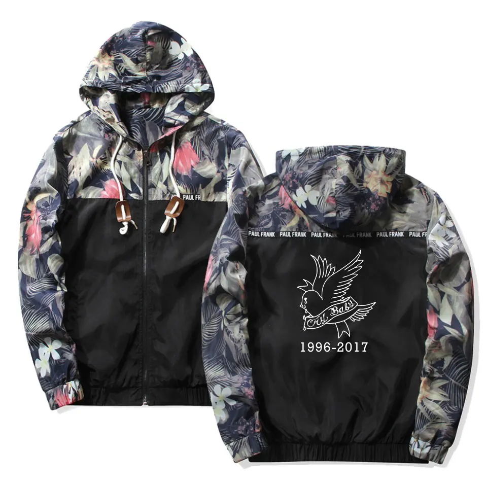 Frdun Tommee Lil Peep Sad куртки с капюшоном ветровка мужские куртки пальто толстовка мужская хип-хоп на молнии легкие куртки бомбер