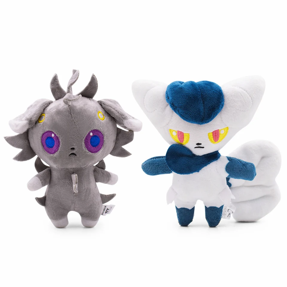 17-19 см 7-8 ''Espurr Meowstic женские плюшевые игрушки мягкие Японские Аниме Мультяшные куклы каваи игрушки на день рождения рождественские подарки