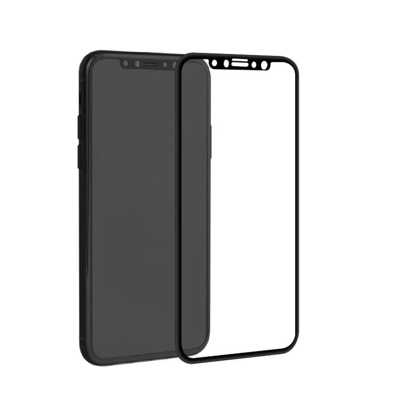 5D изогнутая полноэкранная Защитная пленка для фронтального экрана iPhoneX черное