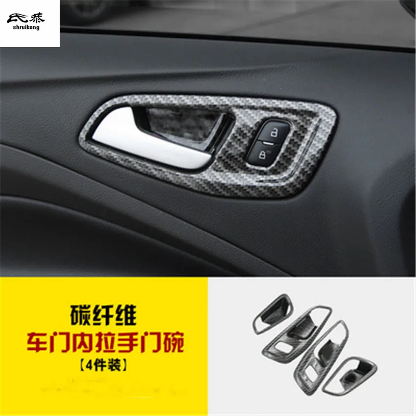 4 шт./лот ABS углеродное волокно зерна межкомнатные двери встряхивание Рукоделие