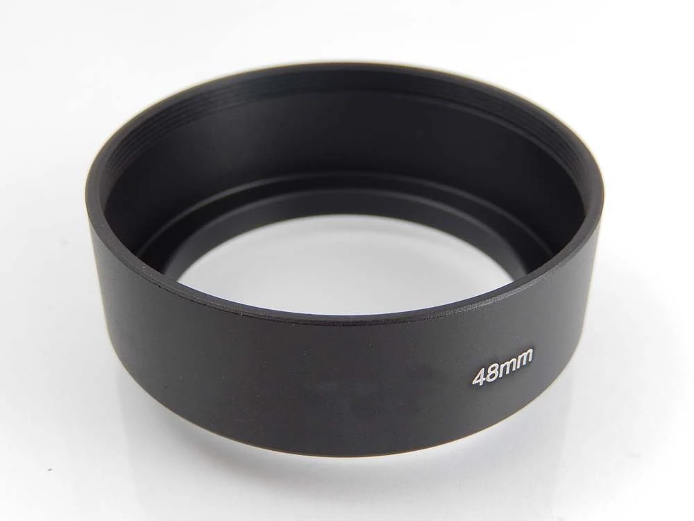 

48mm Black Metal Lens Hood shade QL17 GIII R35 F2 F2.8 R50 R28 E48