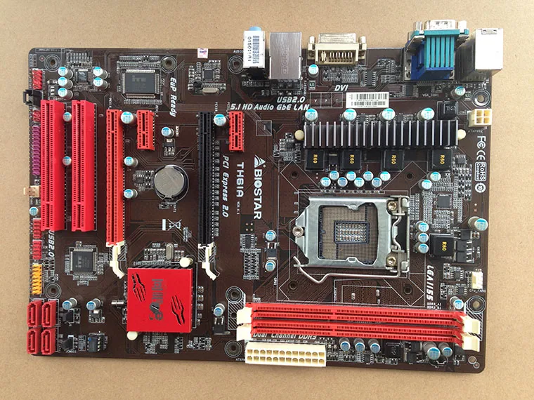 H61 1155 Материнская плата используется настоящий Biostar TH61A LGA 1155 DDR3