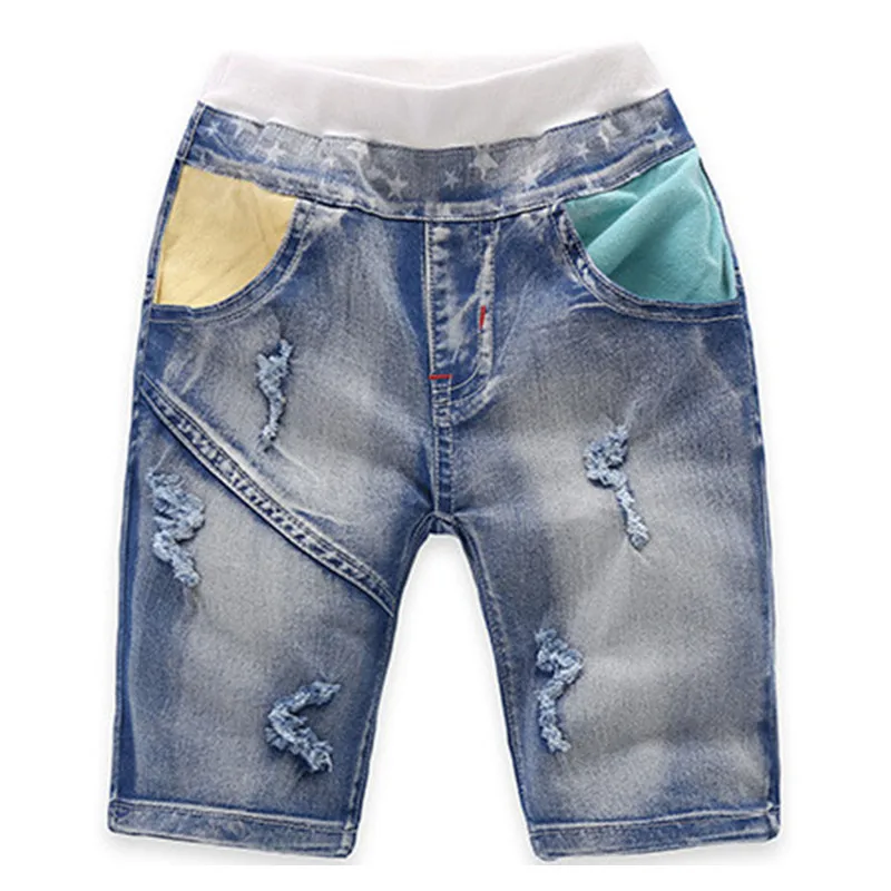 Style Two 2-9t летние джинсы для мальчиков, шорты джинсовые шорты для подростков брюки для мальчиков детская одежда джинсы для малышей Детская одежда Spodenki - Цвет: Style Two