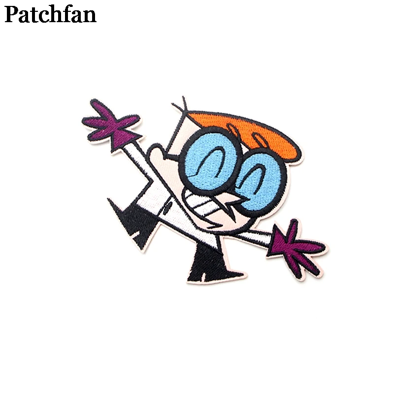 Patchfan Dexter's лаборатория DIY Вышивка для аппликации, шитья железа на одежду кронштейн украшения дома наклейки значки A2090