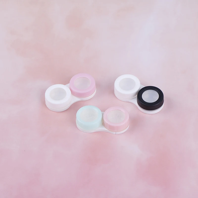 1 комплект Прозрачный Простой чехол для контактных линз контейнер материал