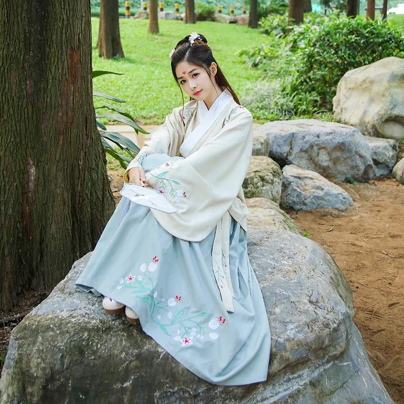 Народный древний Hanfu платье костюм для китайских танцев традиционный сценический наряд династии Тан одежда принцессы Национальный танцевальный костюм