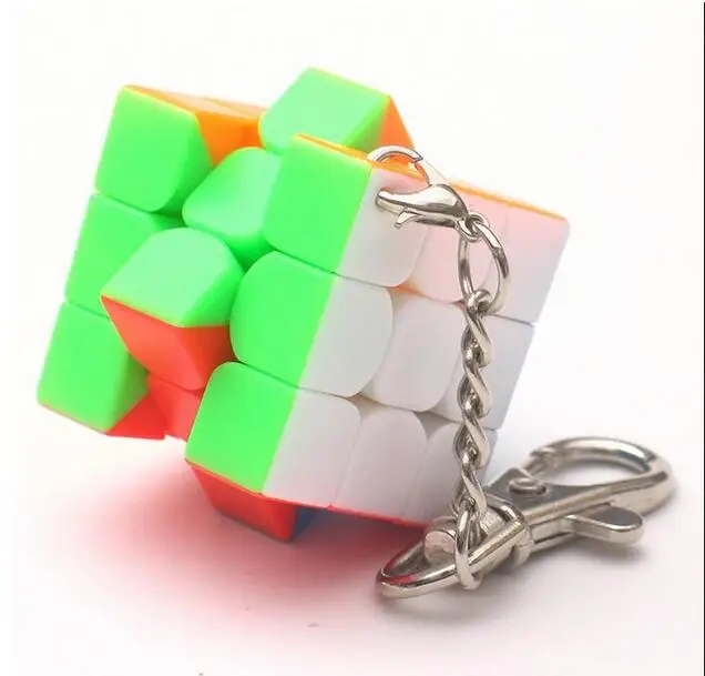 Cuberspeed Новый мини-брелок MoYu Cubing classity 3x3x3 матовый кубик без клея 3 0 см | Игрушки и
