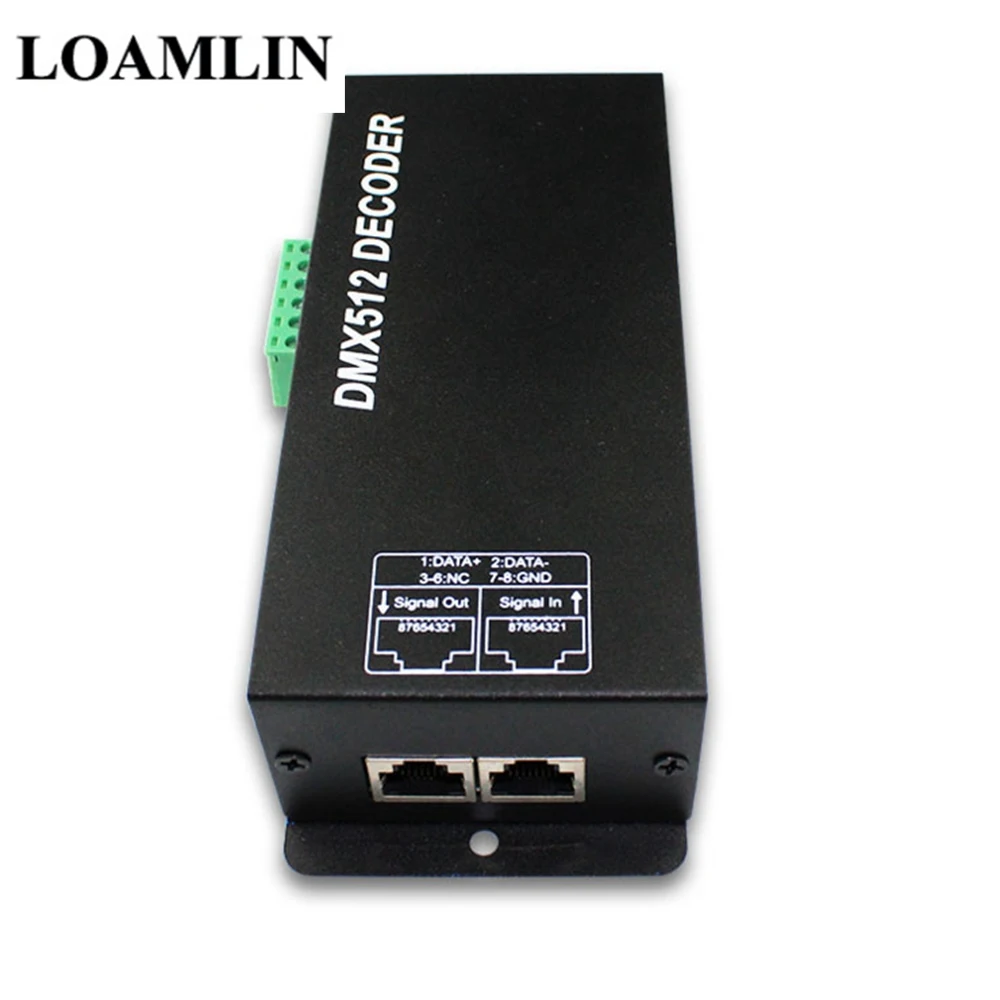 4CH RGBW DMX 512 декодер светодиодный контроллер 4 канала* 4A для светодиодной полосы света DC12-24V