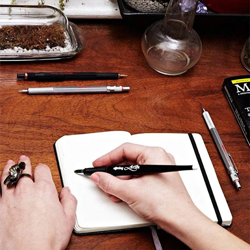Rotring художественная ручка EF/F/M/B/1,1 мм/1,5 мм/1,9 мм/2,3 мм профессиональная ручка для рисования эскиз крюк линия краев маркировочная ручка