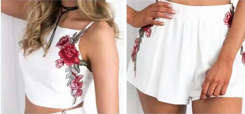 Женский летний модный сексуальный комплект одежды из 2 предметов однотонный