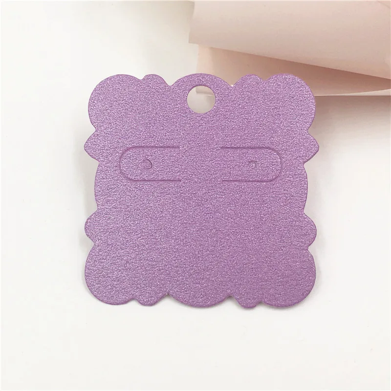 Креативные витрины для сережек гвоздиков из крафт бумаги 10 шт. или витрин карт