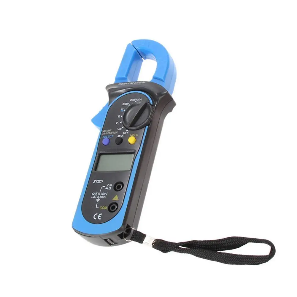 Удерживайте пик высокого качества синий цифровой ЖК-мультиметр Вольтметр