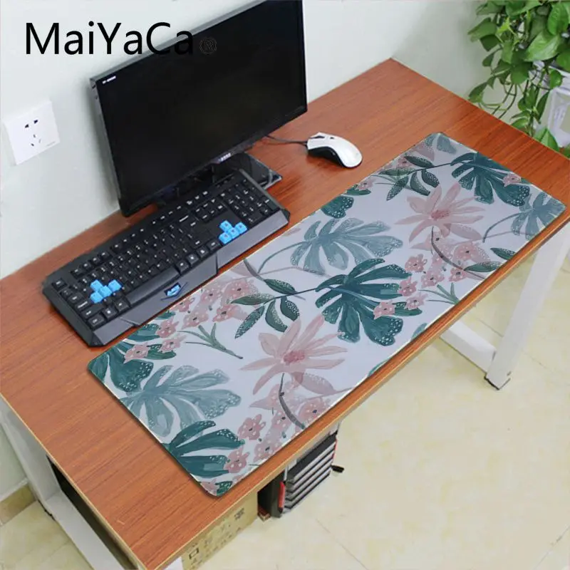 Maiyaca цветочные фоны с узором офисные мыши геймер игровой коврик для xl скоростная
