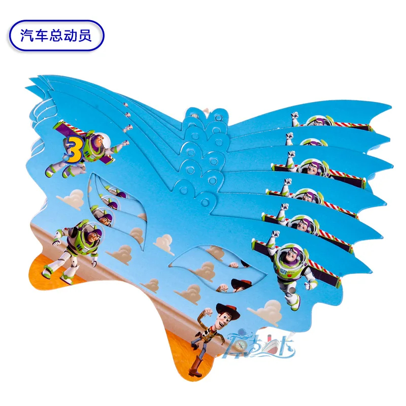High Quality 12pcs/set Cute Mickey Minnie Mouse Mermaid Ariel Thomas paper mask for Kids Birthday Party Decoration | Дом и сад