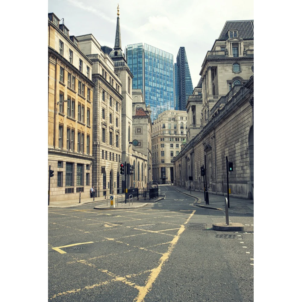 Laeacco городской уличный светильник сцена фотографии фоны индивидуальные цифровые