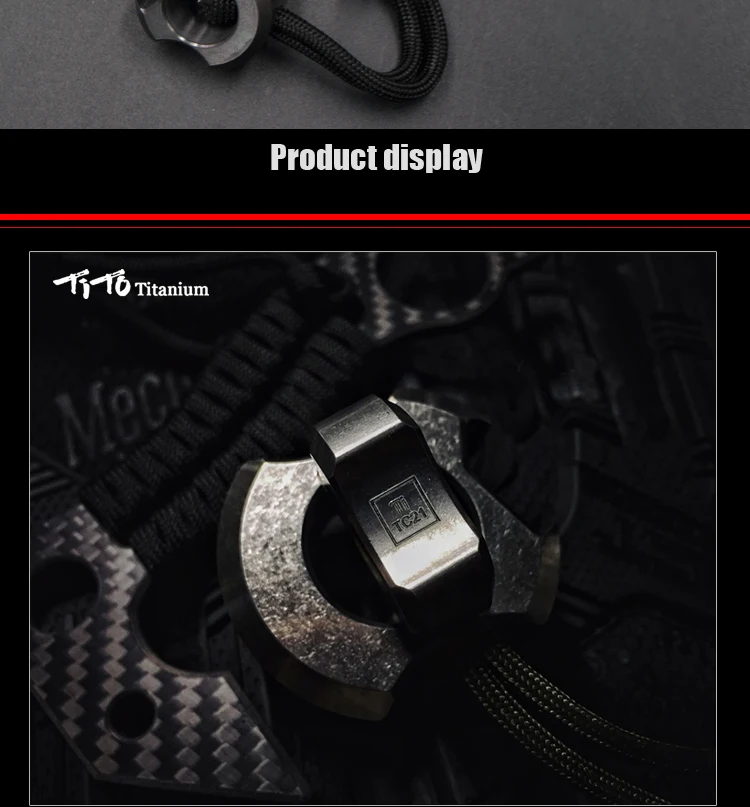 TiTo EDC титановый сплав классические подарки для мужчин многофункциональные игрушечные инструменты метеорит брелок инструменты для наружного применения титановый Спиннер