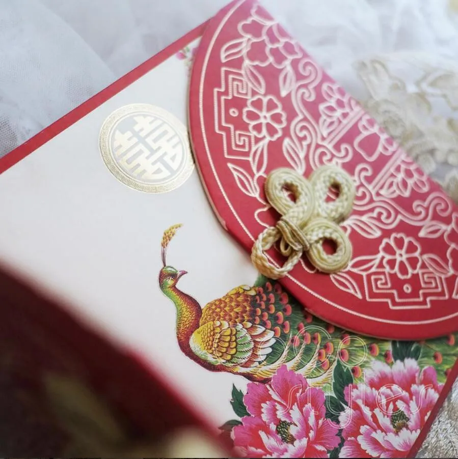 Cocostyles на заказ винтажный китайский стиль пригласительная открытка с китайским