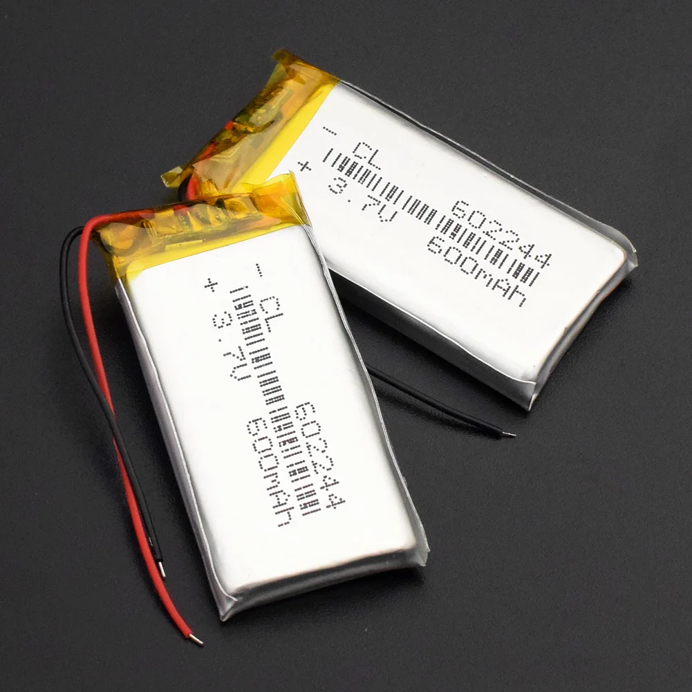 1/2/4 шт 3,7 v 600 мА/ч, Перезаряжаемые литий-полимерный аккумулятор Батарея 602244 зарядное устройство для литий-ионные аккумуляторы для Оборудование для psp DVD MID PDA Gps Регистраторы селфи-палки