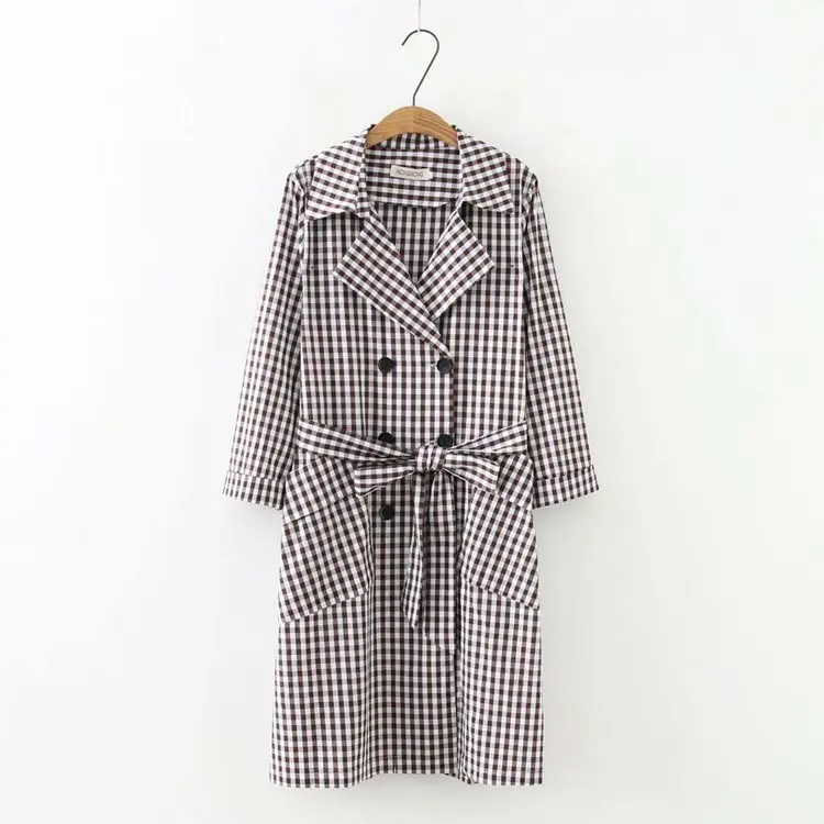 2019 размера плюс Повседневный плащ Весенняя женская одежда модная свободная