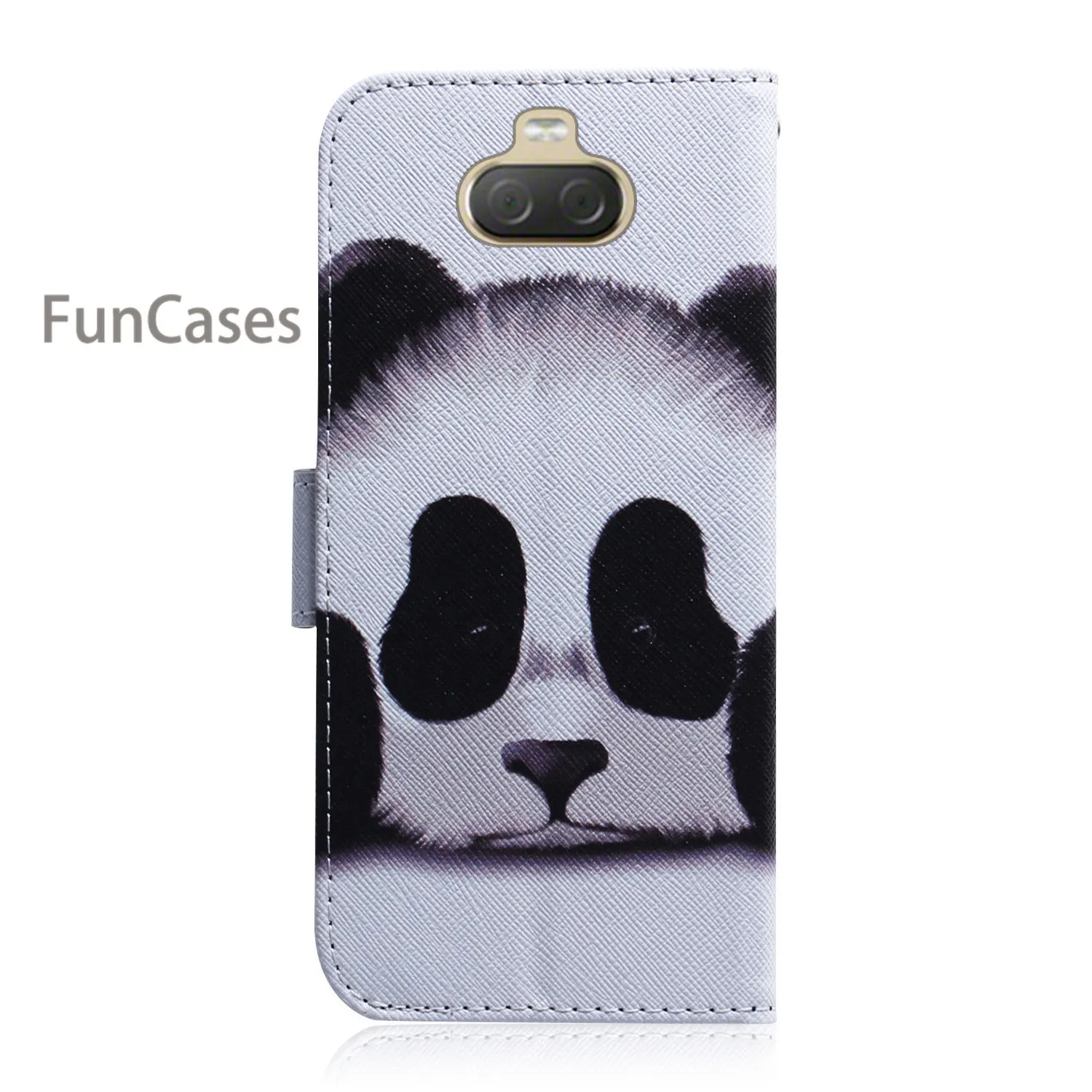 Милые Чехлы для телефона Etui estojo sony 10 Plus Cat Чехол СПС Xperia чехол Carcasa PU кожаный