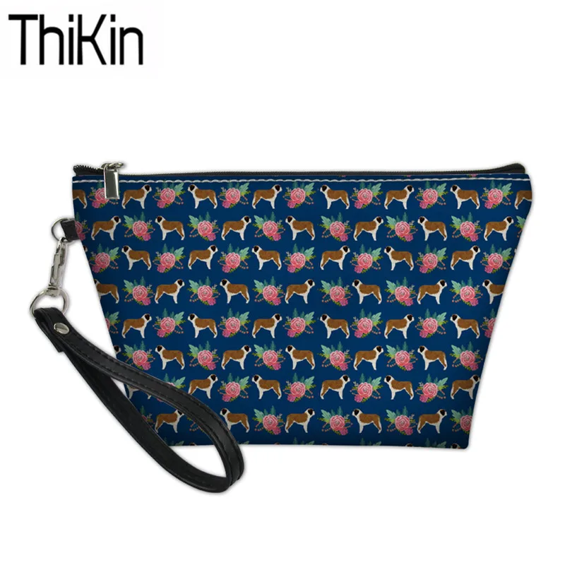 Женские переносные косметические чехлы с принтом Бернара косметичка для