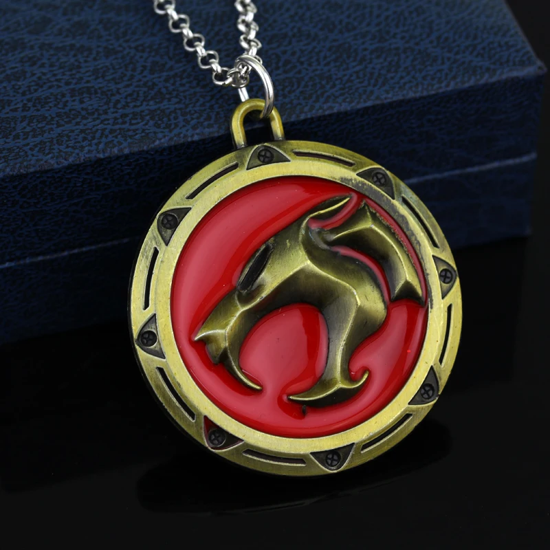 Мультяшные ювелирные изделия подвески с логотипом грозы и Льва ожерелья мужские