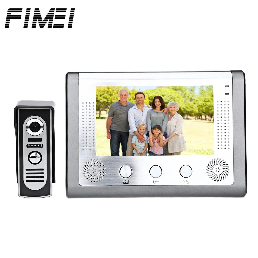 Ночное видение домофон дверной звонок видео система проводной визуальный