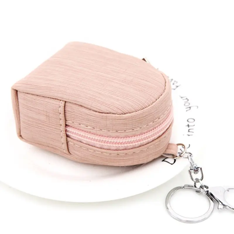 Pink Модные женские ПУ Единорог мини бумажник ключ с застежкой-молнией держатель для карт кошелек клатч Сумки - Цвет: Pink